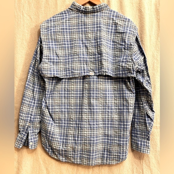 Vineyard Vines Plaid On-The-Go Performance Harbor Shirt size medium - Picture 2 of 9